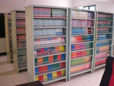 Library shelves